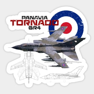 British Panavia Tornado GR4 (light) Sticker